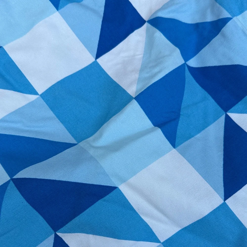 Blue Geometric Dog Bed Cover size small - Picture 4 of 4